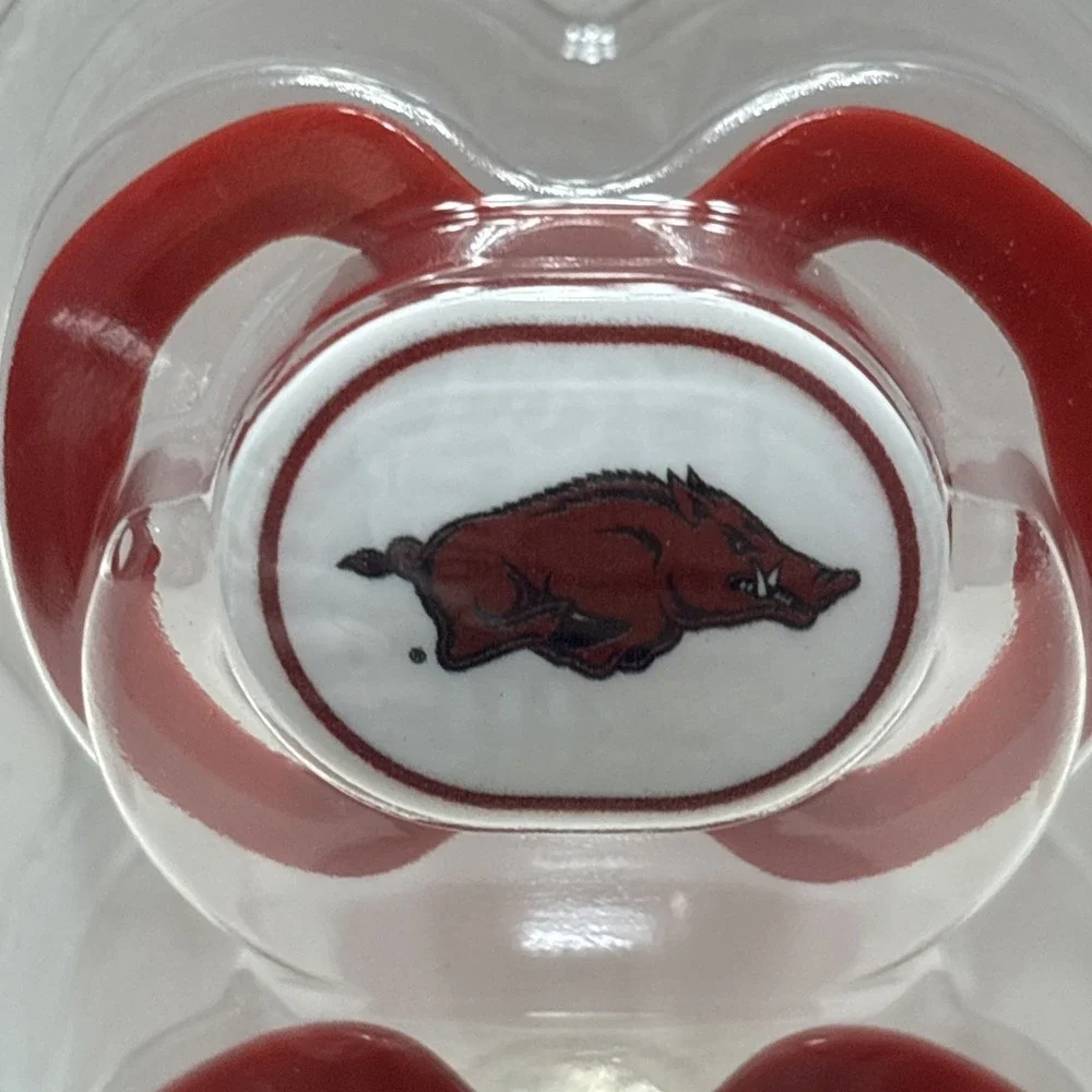 BabyFanatic - Arkansas Razorbacks - Officially Licensed NCAA Pacifier 2-Pack